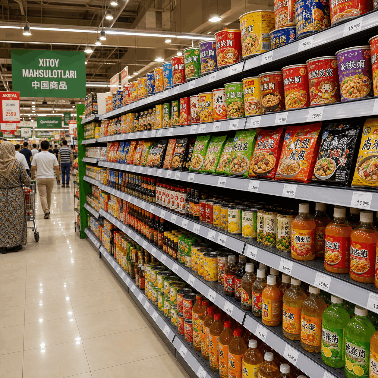 China expands its presence on Uzbekistan food shelves