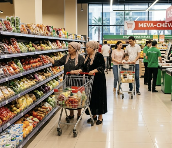 Local grocery chains in Uzbekistan are pushing out global retailers