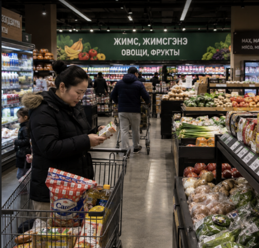 Mongolian Families Spend About 1,300 RMB a Month on Food